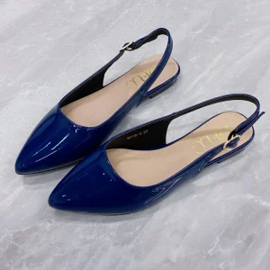 European American Baotou Women’s Slip On Light Weight Flat Bottom Pointed Toe Summer Low Top Sandals Slippers