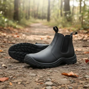 European Standard Microfiber Genuine Leather Anti Smash Anti Puncture Industrial Labor Protection Shoes For Construction