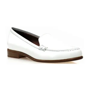 European Trendy Handmade Women’s Slip-On Leather Loafers, Breathable Elegant Flat Shoes for Spring Summer Autumn