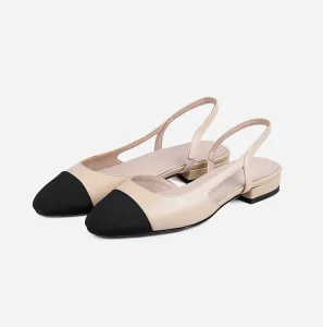 European and American Low Heel Round Sandals Large Women’s Shoes