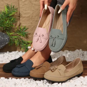 European and American Single Shoes, Bean Shoes, Large-Sized Women’s Shoes for Export, Loafers, Casual Shoes, Africa