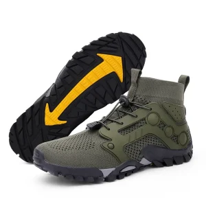 Exterior Size Outdoor Shoes Men’s Summer Breathable Knee Hiking Shoes Women’s Foreign Trade Wading Shoes Low Heel Mesh Casual