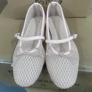 F695 Brown Women Flat Shoes Summer Beach Sandals Round Toe Ladies Sandals Slippers Flat Ballet Shoes