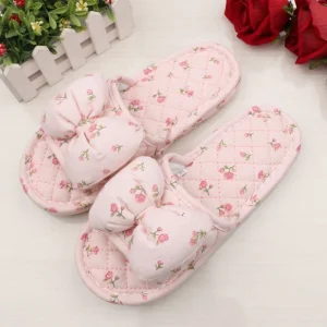 Factory Custom Bedroom Multi-Layer Soft Thick Bottom Silent Non-Slip Comfortable Indoor Women’s Soft Cloth Men’s Slippers