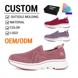 Factory Custom Fashion Trend Casual Comfortable Tennis Shoes Sports Women’s Sneakers Walking Style Shoes