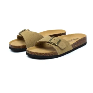 Factory Custom Oem Women Cork Slippers Flat Non Slip Sandals Women’s Summer Plus Size Outdoor Beach Shoes Open Printed Cork