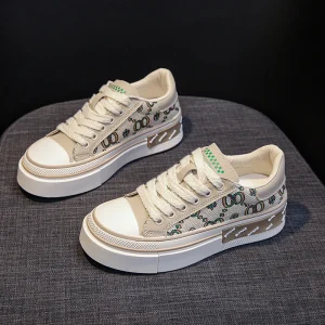 Factory Direct Canvas Slipper Sneaker Lace Up Sneakers for Women Low Sneakers