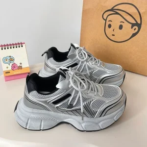 Factory Direct Fashion Sneakers Women Lace up Sneakers for Women Women Designer Sneakers