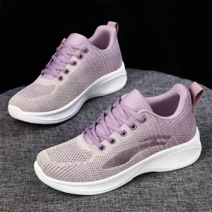 Factory Direct Knitted Sneakers Breathable Fitness Sneakers Designer Sneaker Women