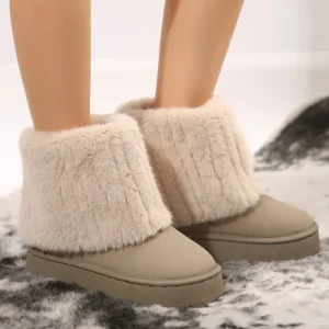 Factory Direct Plus Size Boots for Women Snow Boots Thickened Thermal Designer Winter Boot