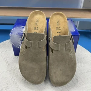Factory Direct Sale 1:1 Bohem Sandals Classic German Style Clogs Slippers Summer&Autumn Soft Cork Flat fitting Fashion Mules