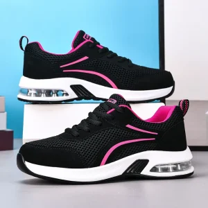Factory Direct Sale Classical Women Sports Shoes Breathable Running Shoes With Anti slip air Out Sole