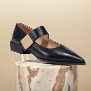 Factory Direct Sales Good Quality Women’s Stylish Slip-On Soft Thick Heeled Shoes Elegant Design for Daily Wear All Occasions