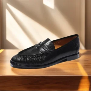 Factory Direct Sales Soft Comfortable Slip On Women’s Casual Leather Flat Loafers Genuine Leather Insole Bow Daily Wear