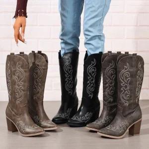 Factory Direct Women’s Boots Autumn Winter Long Boots for Women with Heels Designer Boots