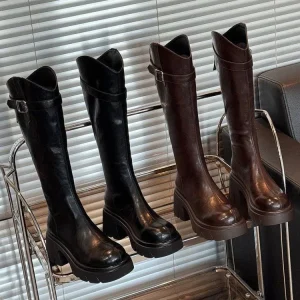 Factory Direct Women’s Boots Autumn and Winter Knee Length Boots for Women Women’s Fashion Boot