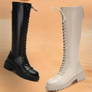 Factory Direct Womens Boots Autumn and Winter Leather Thigh High Boots Womens Boots