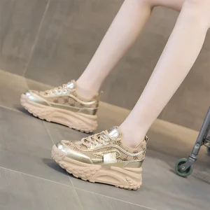 Factory Direct Women’s Casual Sneakers Printed Sneakers for Women Platform Canvas Sneakers