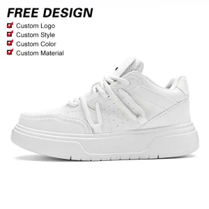 Factory Direct Women’s Comfortable Flat Lace Up Sneakers Breathable Mesh Casual Shoes for Winter Fashionable and New Design