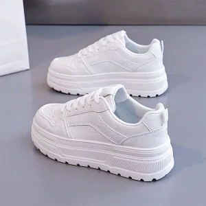 Factory Direct Women’s Fashion Sneakers Pu Sneakers Ladies Designers Sneakers