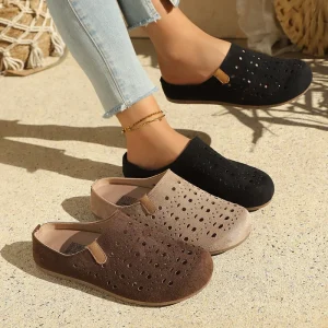 Factory Directly Women’s Birken Mules Sandals Hollowed out Breathable Slide Slippers Clog Sandals