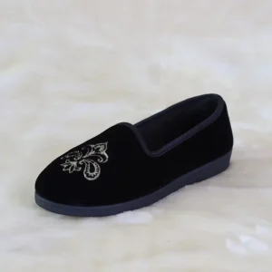 Factory Hot Selling Soft Comfortable Lightweight Velvet Round Toe Spring Fall Women’s Flats Loafers Anti Slippery Slip On