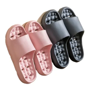 Factory New Bathroom Slippers Women’s Summer Indoor Light Soft Sole House Slippers Massage Slippers for Men