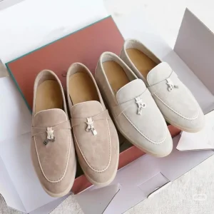 Factory Outlet Italian Cowhide Upper Rubber Outsole Slip-on Soft Sole Tassel Casual Women’s Shoes Comfortable Loafers