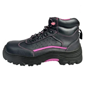 Factory Outlet New Style Safety Shoe for Women Anti Smash Puncture proof Work Footwear Smooth Leather Security Shoe