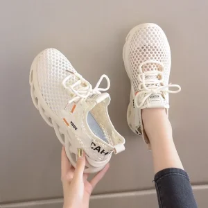Factory Sales Summer Breathable Women’s Running Sneaker Custom High Quality Anti-Slip Light Weight Hard-Wearing Fashion Trend