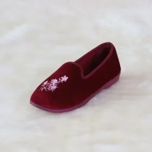 Factory Soft Comfortable Lightweight Velvet Round-Toe Spring Fall Women’s Flats Loafers Anti-Slippery Slip-On