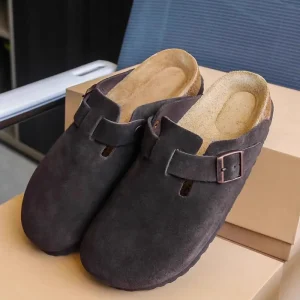 Factory Stylish High Quality Stock Shoes Outdoor Flats Cork Mule Slippers Comfortable Clogs