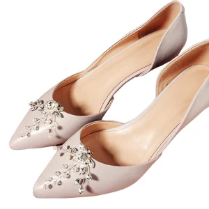 Factory Wedding Bridal High-end Accessories Women’s Shoes High Heels Pearl Rhinestone Ladies Shoe Buckle Jewelry