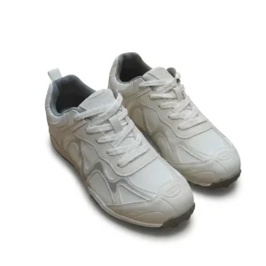 Factory Women’s Sneakers 3cm Height Increasing Hidden Wedge Walking Shoes Pigskin Insole Rubber Sole Casual Shoes