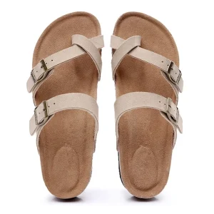 Fashion And Ergonomic Designed Orthotic Straps Sandals For Women With Comfort Genuine Cow Leather Insole