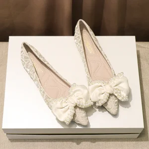Fashion Big Size Ladies Wedding Shoe New Pointy Toe Women Casual Flat Shoes