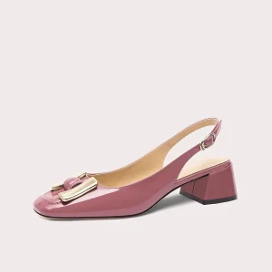 Fashion Closed-toe Design Light Elegant Square High Heels Dress Women’s Shoes Ladies Shoes Heeled Sandals for Ladies