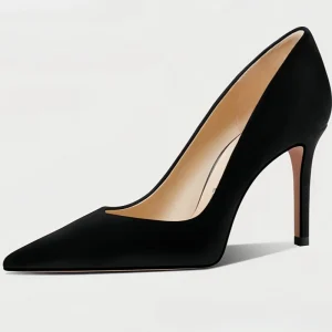 Fashion Design Women’s High Top Closed Toe Thin Heels Slip on Stiletto Party Dress Shoes