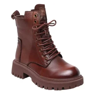 Fashion Designer Boots Shoes Black Women’s Ankle Leather Boots for Ladies
