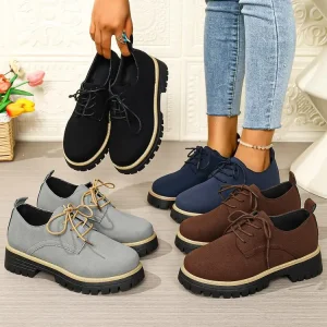 Fashion Designer Women’s Casual Shoes Autumn Outdoor High Quality Trend Comfortable Retro Walking Shoes