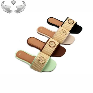 Fashion Durable Summer Women’s Flats Sandals for Women and Ladies Summer Lightweight Ladies’ Sandals Daily Routine
