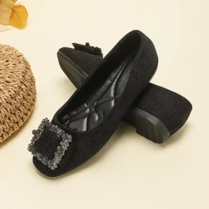 Fashion Footwear High Quality Flat Women’s Shoes Luxury Designer Female Soft soled Slip on Summer Women’s Shoes