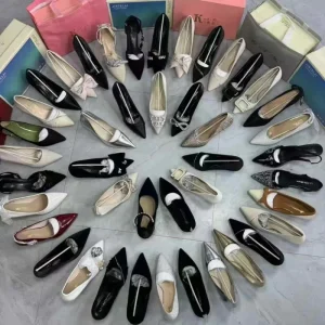 Fashion High Heels Women’s Shoes High Quality Bow Pearl Wedding Shoes Mix