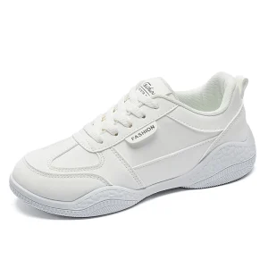 Fashion Ladies White Leather Footwear Female Casual Running Walking Shoes Women’s Sneakers Tennis
