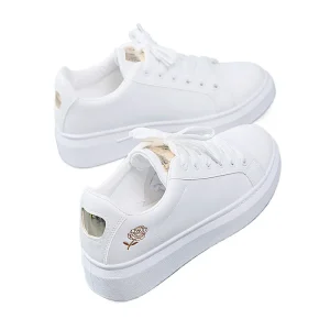 Fashion Low Top Zapatos De Mujer Outdoor Sport Skateboarding Flats White Casual Shoes Women’s Sneaker