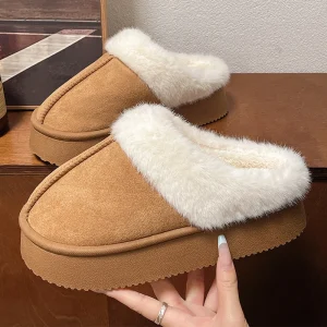 Fashion Non-slip Warm Thick Bottom Anti Slip Comfortable Women’s Slippers for Indoor Home Wear