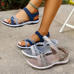 Fashion Plus Size Womens Sandals African European Exclusive Summer Gladiator Flat Shoes