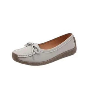 Fashion Slip-On Flat Casual Shoes Women Soft Breathable Walking Style Loafers Shoes Business Dress Ladies Shoes