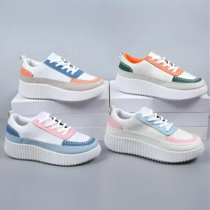 Fashion Sneakers Women’s Outdoor Fitness Walking Sports Trendy Casual Breathable Cushioning Spring Running Shoes