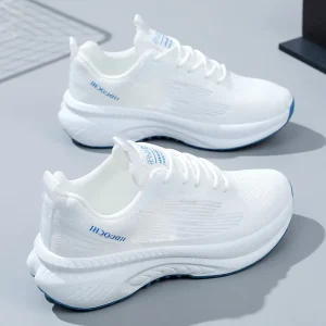 Fashion Trend Mesh Upper Women’s Tennis Shoes Non Slip Gym Workout Breathable Summer Walking Sneakers Shoes for Women